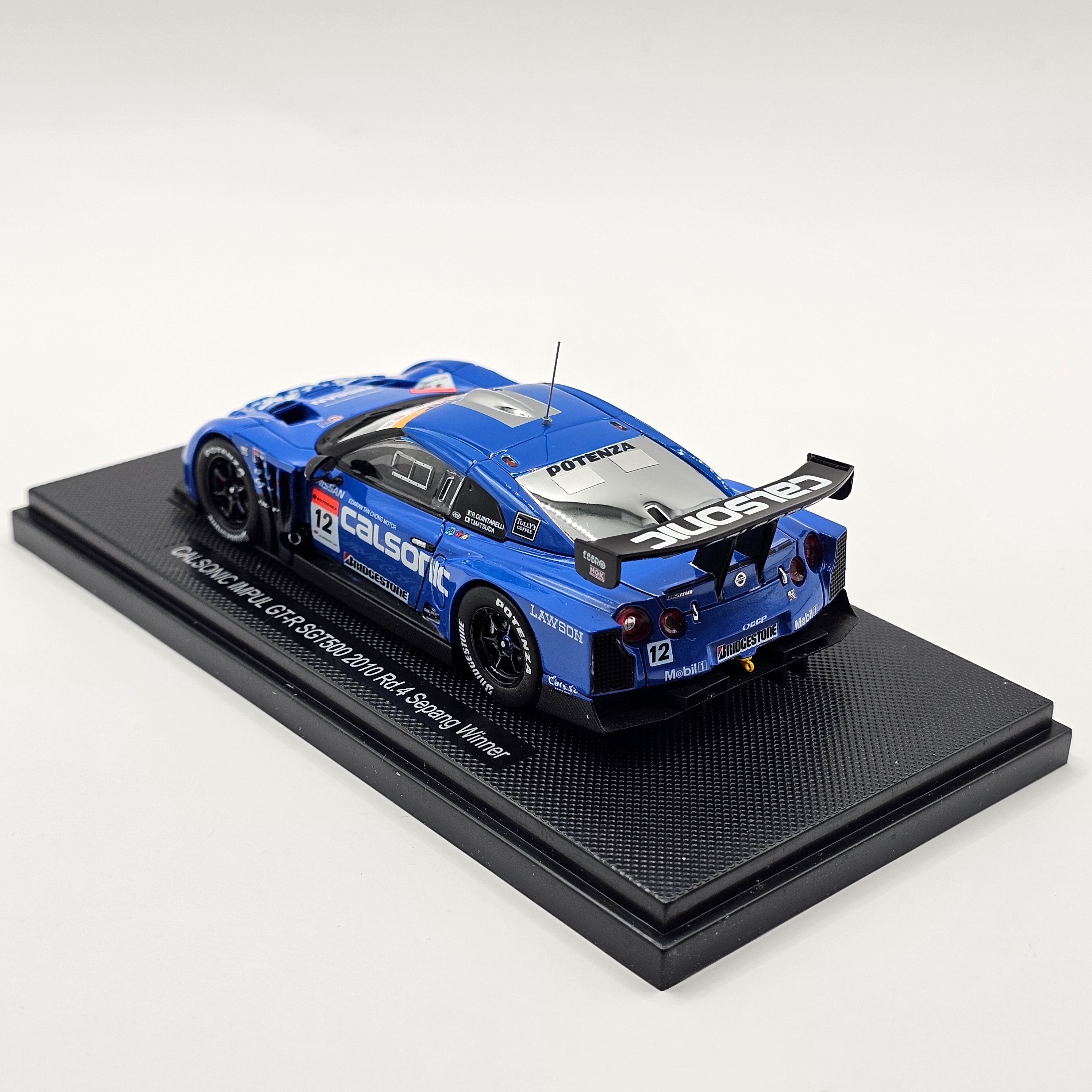 EBBRO Nissan GT-R #12 Calsonic Impul Super GT GT500 2010 Rd4 Winner 1/