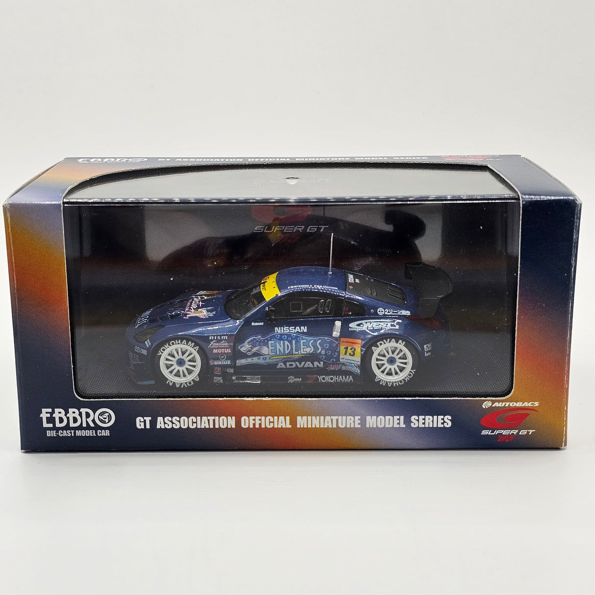 EBBRO Nissan Fairlady Z #13 Endless Sports Super GT GT300 2005 1/43 Scale
