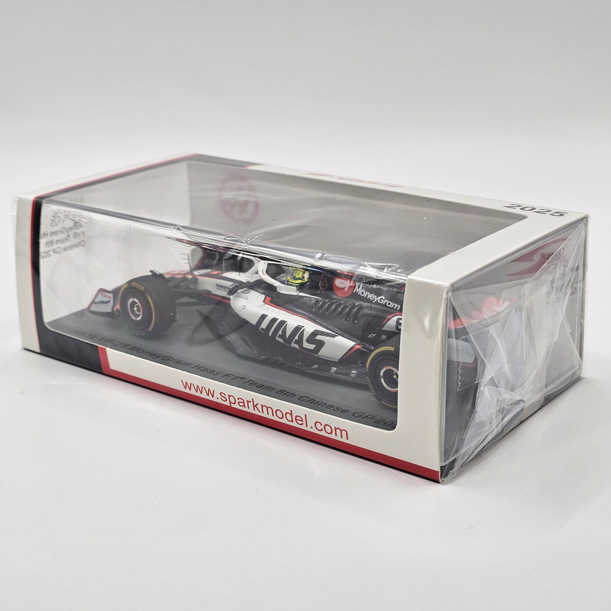 Spark Haas VF-25 #87 Oliver Bearman 8th Chinese GP 2025 1/43 Scale