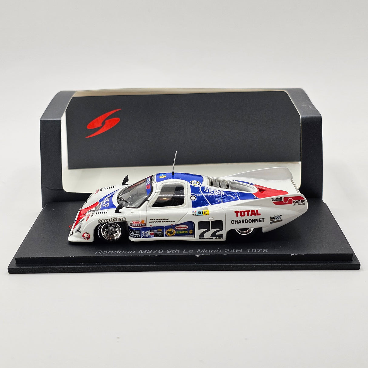 Spark Rondeau M378 #72 Jean Rondeau 24Hrs Le Mans 1978 1/43 Scale S8452