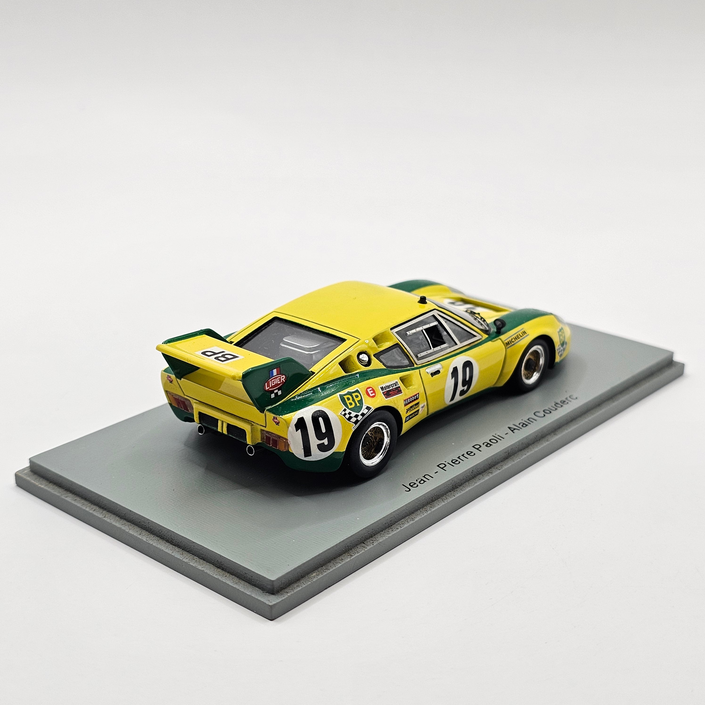 Spark Ligier JS2 Maserati #19 Automobiles Ligier Le Mans 1973 1/43 Sca