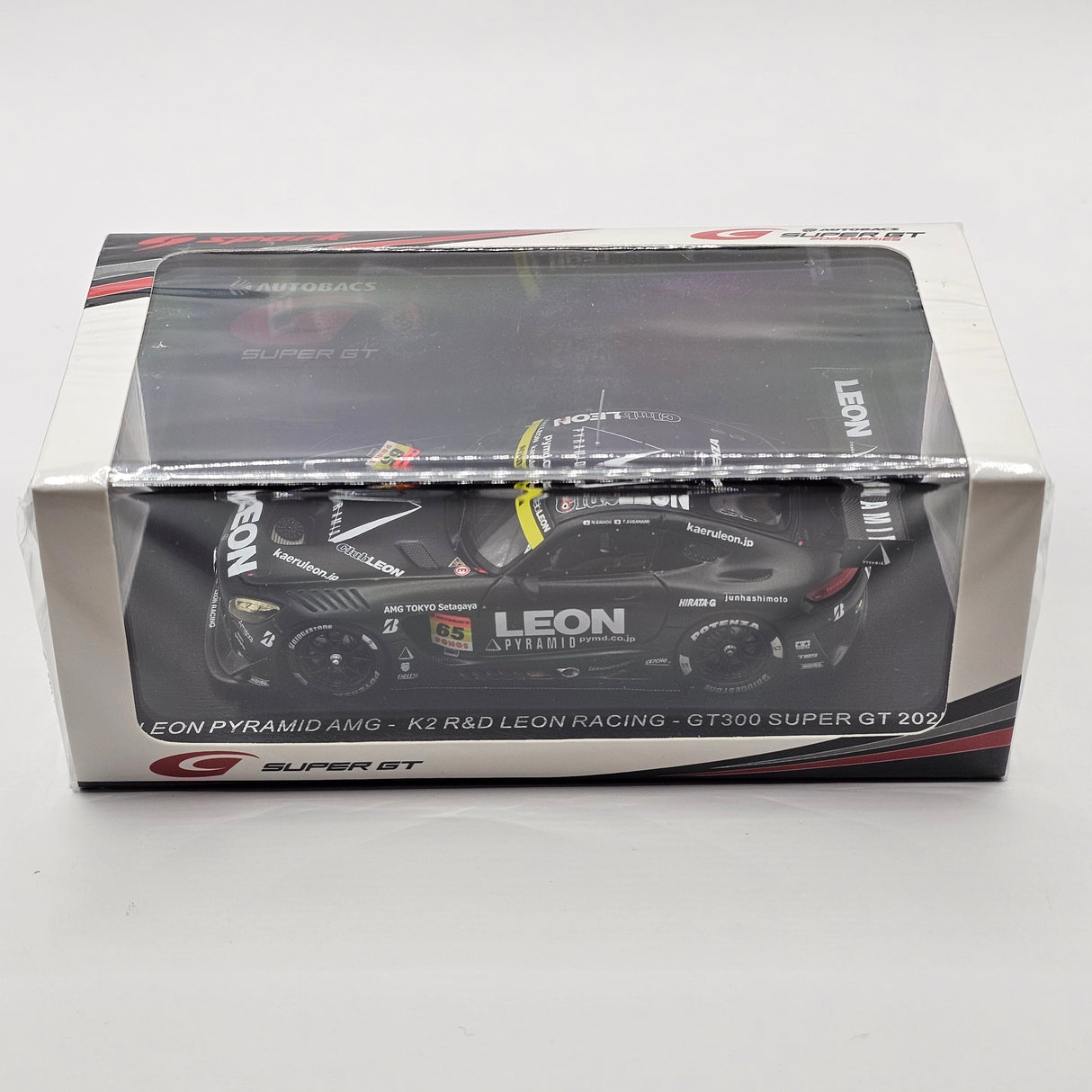 Spark Mercedes AMG GT3 Evo #65 K2 R&D LEON Racing Super GT GT300 2025 1/43 Scale