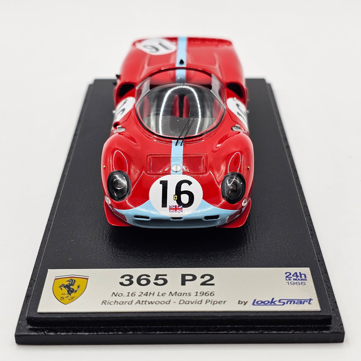 Looksmart Ferrari 365 P2 #16 Maranello Concessionaires 24Hrs Le Mans 1966 1/43 Scale