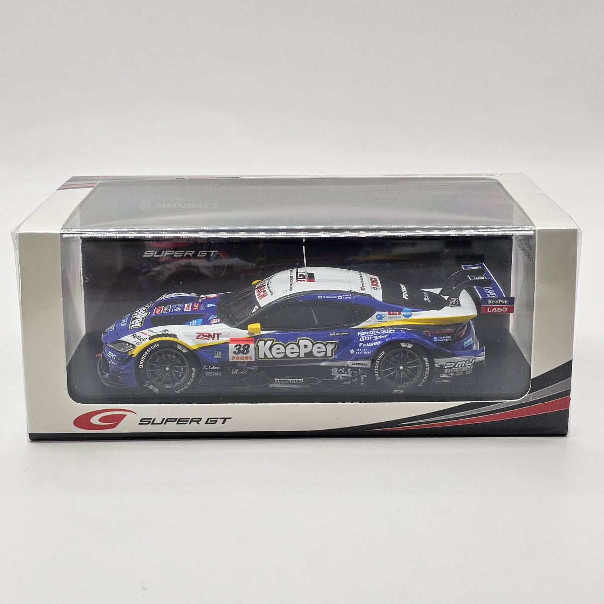 Spark Toyota GR Supra #38 Team KeePer Cerumo Super GT GT500 2025 1/43 Scale