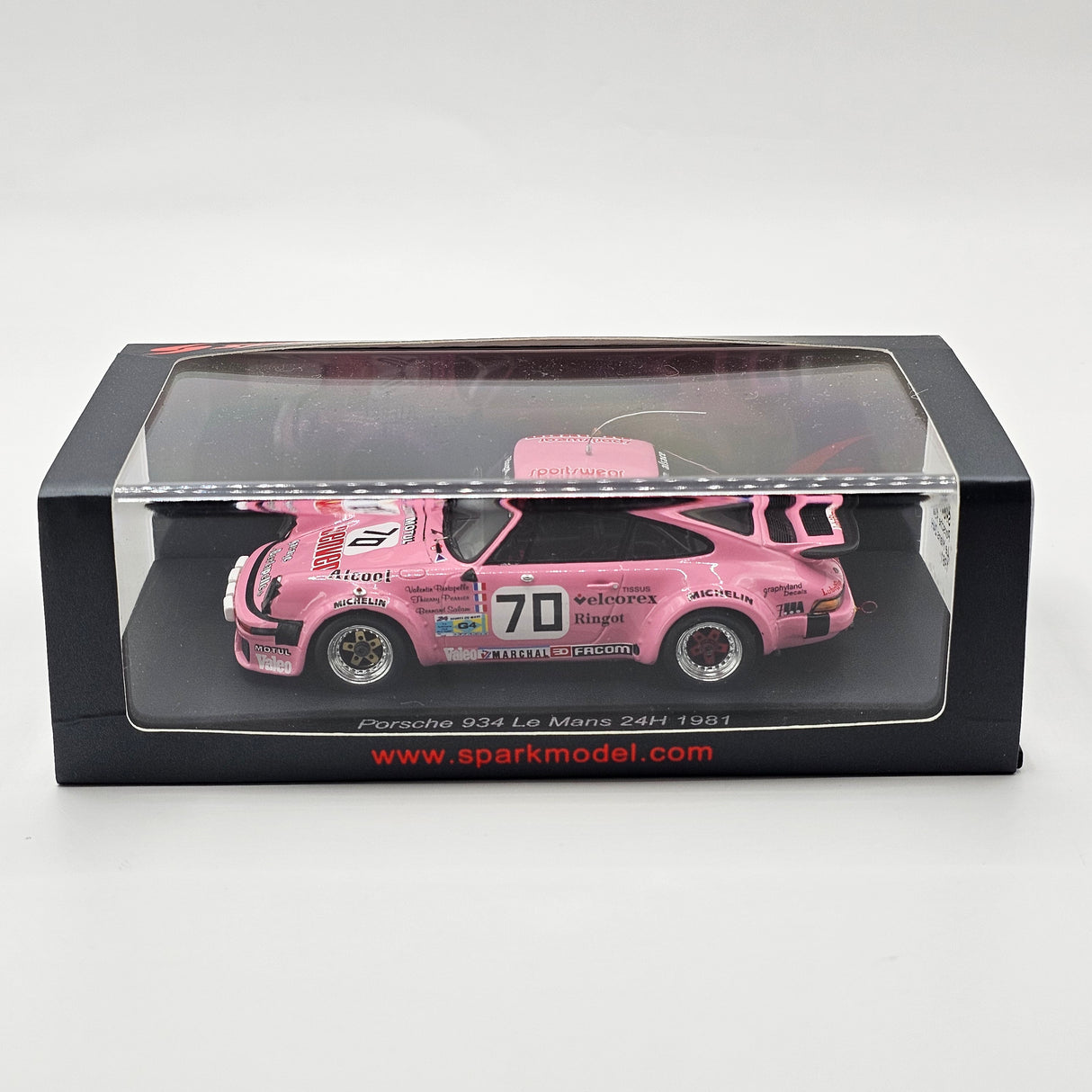 Spark Porsche 934 #70 T. Perrier 24Hrs Le Mans 1981 1/43 Scale S9846
