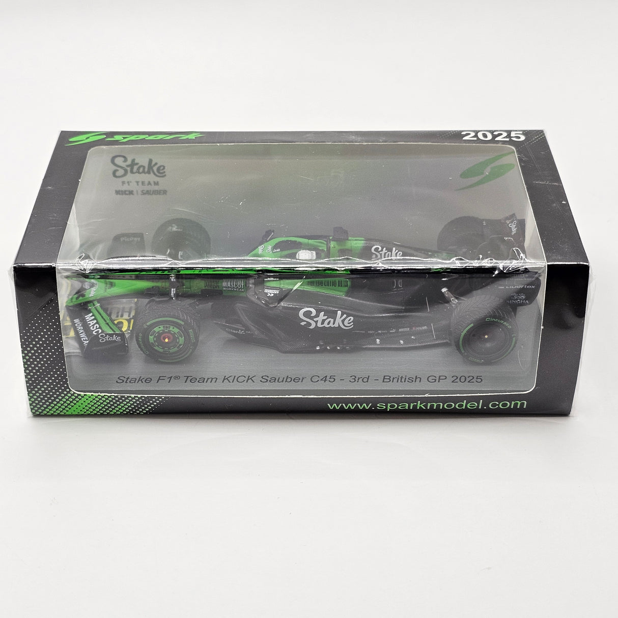 Spark Kick Sauber C45 #27 Nico Hulkenberg 3rd British F1 GP 2025 1/43 Scale S9578