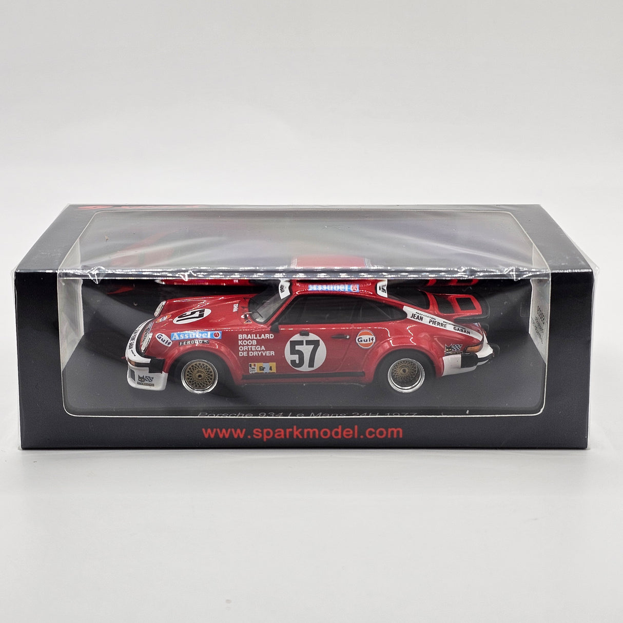 Spark Porsche 934 #57 N. Koob 24Hrs Le Mans 1977 1/43 Scale S9829