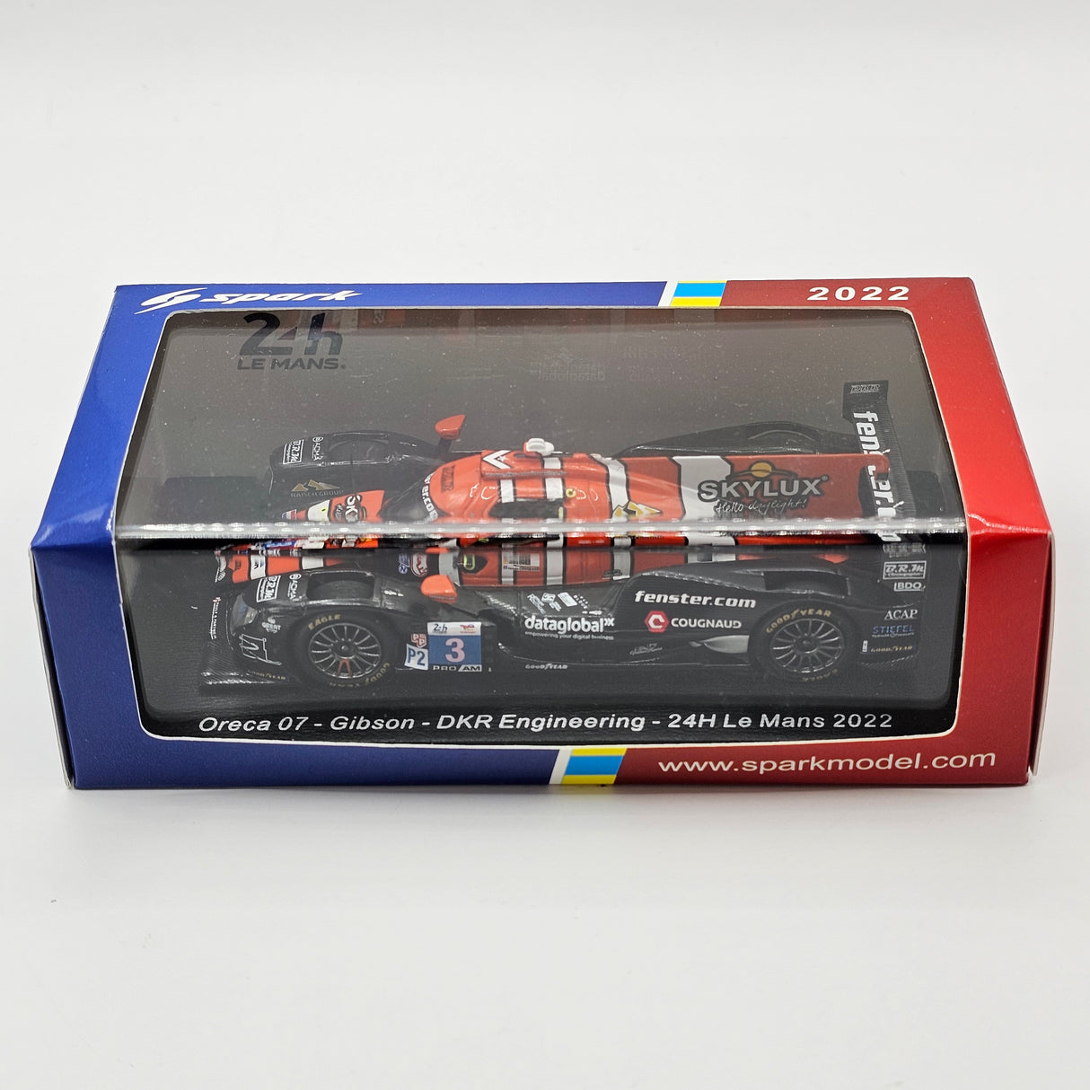 Spark Oreca 07 Gibson #3 DKR Engineering 24Hrs Le Mans 2022 1/43 Scale S8616