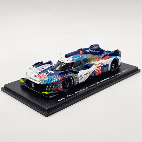 Spark Peugeot 9X8 #94 Peugeot TotalEnergies 24Hrs Le Mans 2023 1/43 Scale S8730
