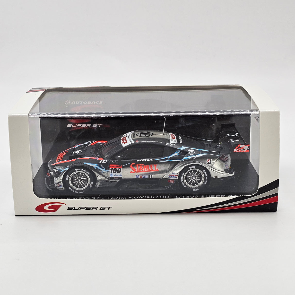 Spark Honda NSX-GT GT500 #100 Team Kunimitsu Super GT 2023 1/43 Scale