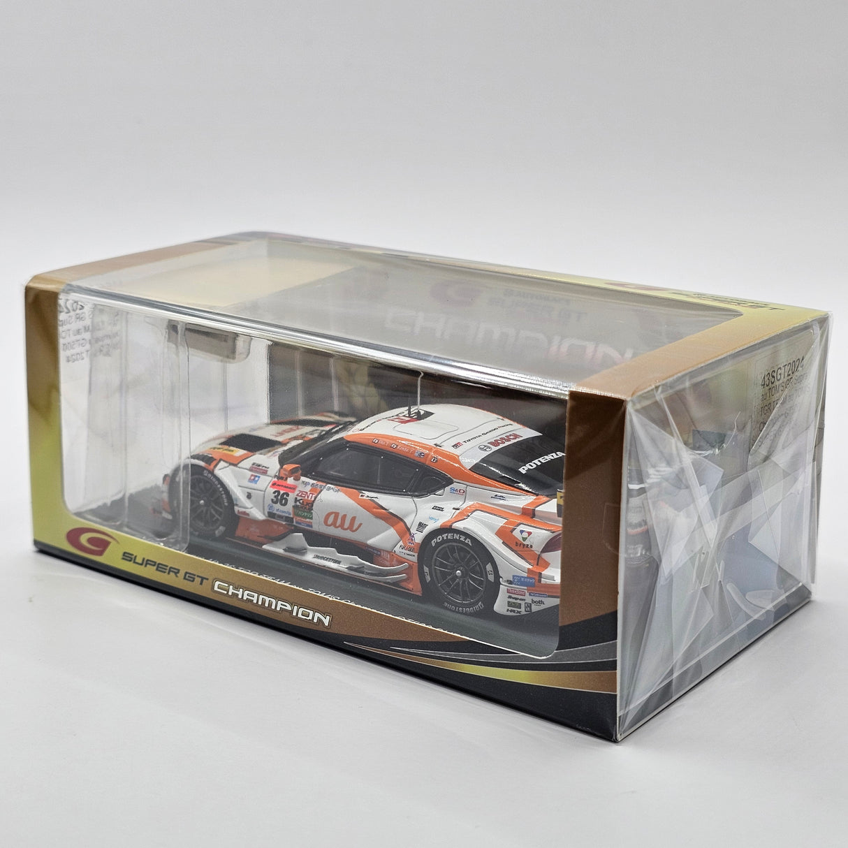 Spark Toyota au Tom's GR Supra #36 TGR GT500 2024 Super GT Champions 1/43 Scale