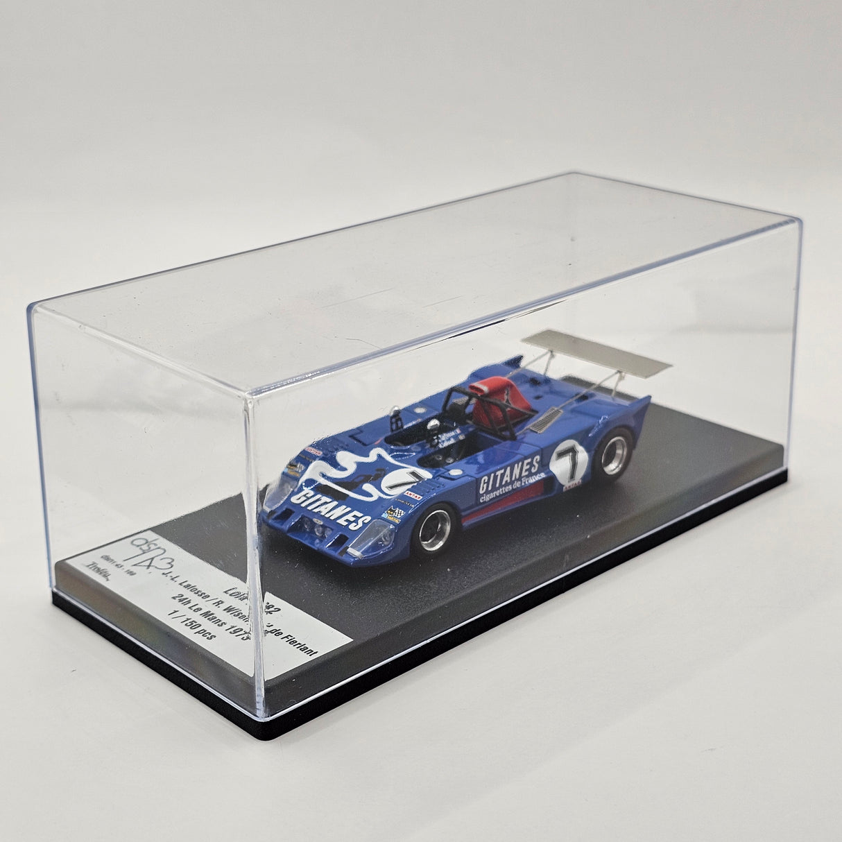 Trofeu DSN Lola T282 #7 Équipe Gitanes 24Hrs Le Mans 1973 1/43 Scale