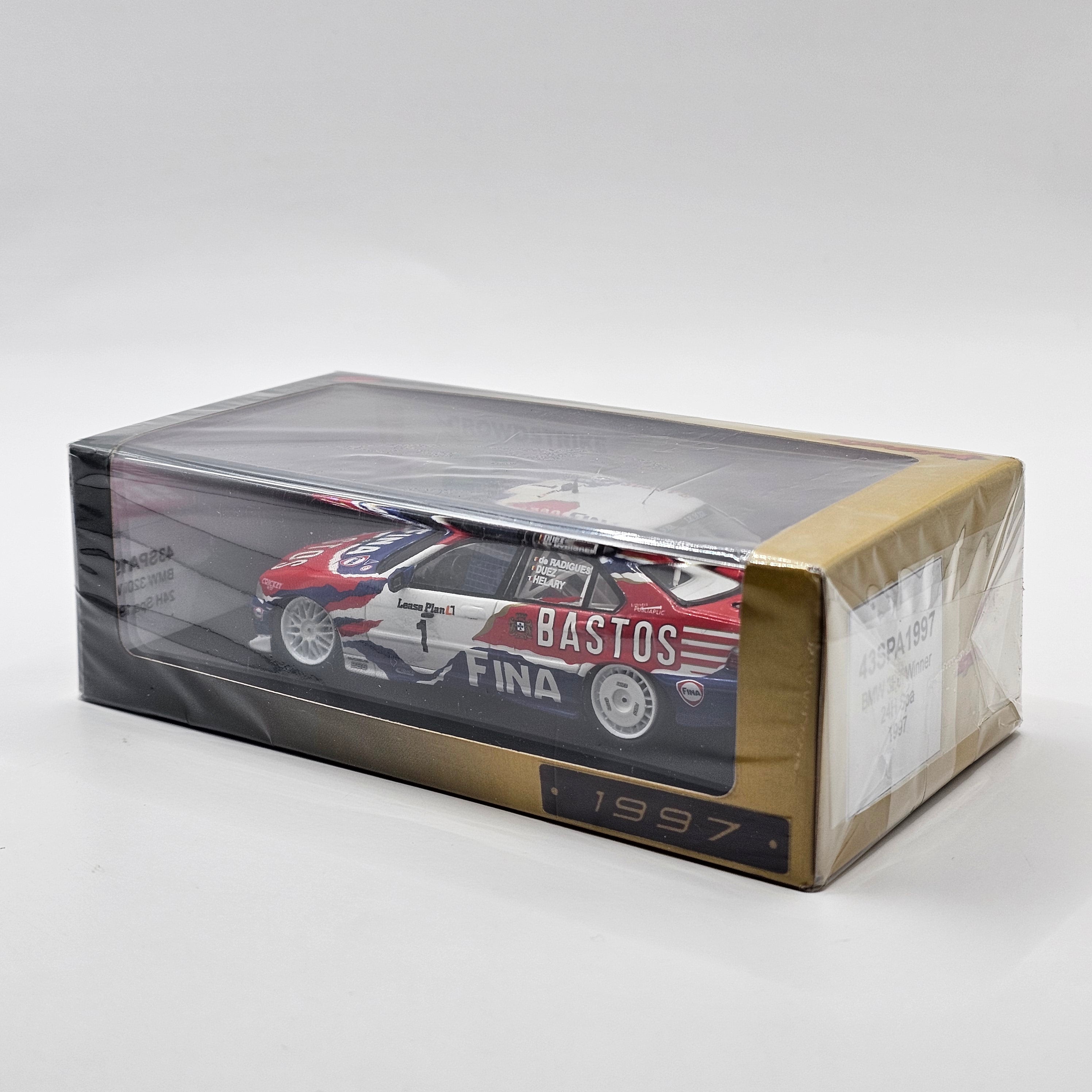 Spark BMW 320i E36 #1 Team Fina Bastos BMW Winner 24Hrs Spa 1997 1/43