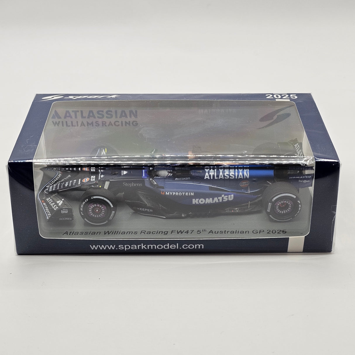 Spark Williams FW47 #23 Alex Albon 5th Australian GP 2025 1/43 Scale S9582