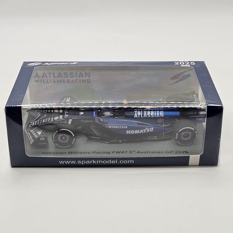 Spark Williams FW47 #23 Alex Albon 5th Australian GP 2025 1/43 Scale S9582