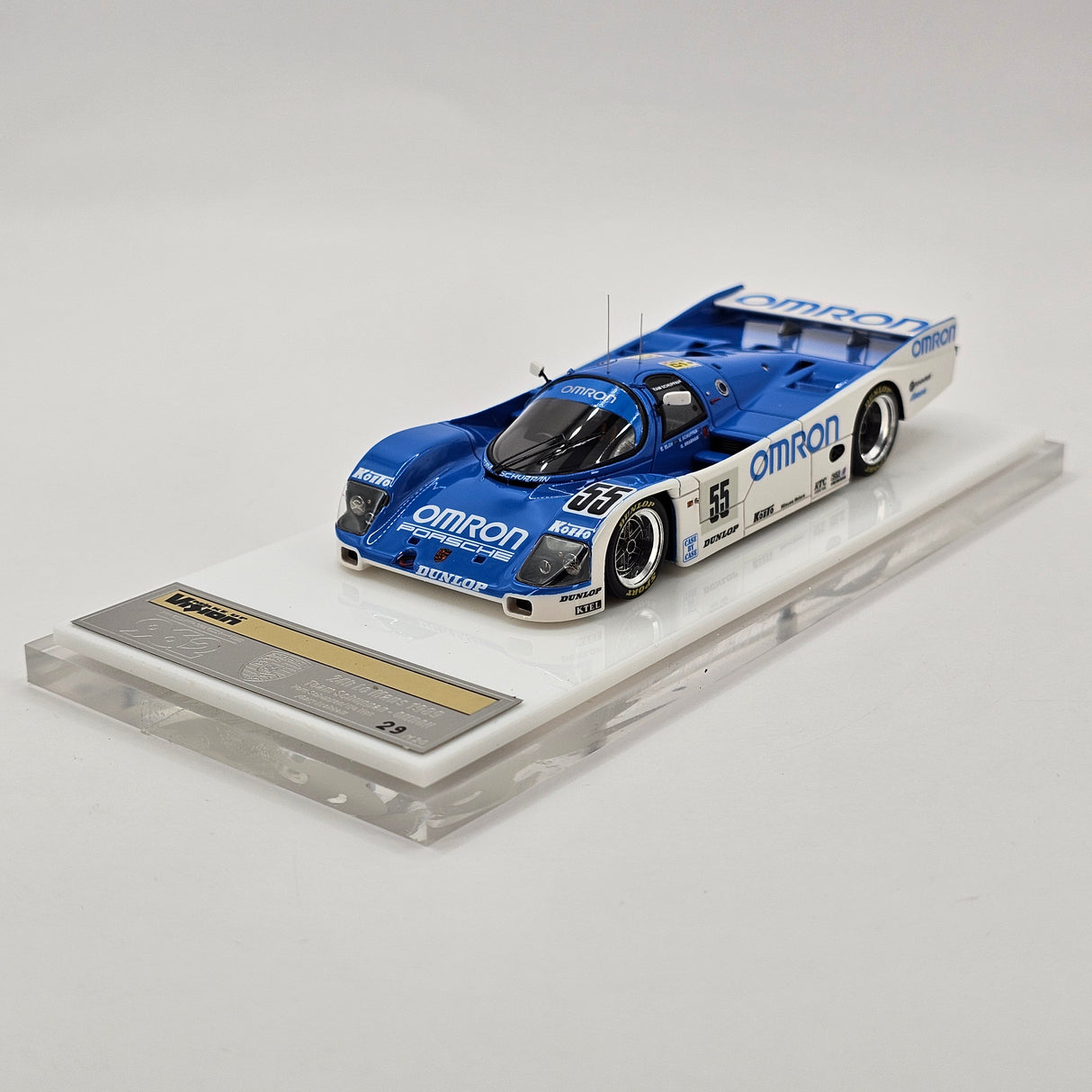 Make Up Vision Porsche 962C #55 Omron Team Schuppan 24Hrs Le Mans 1989 1/43 Scale
