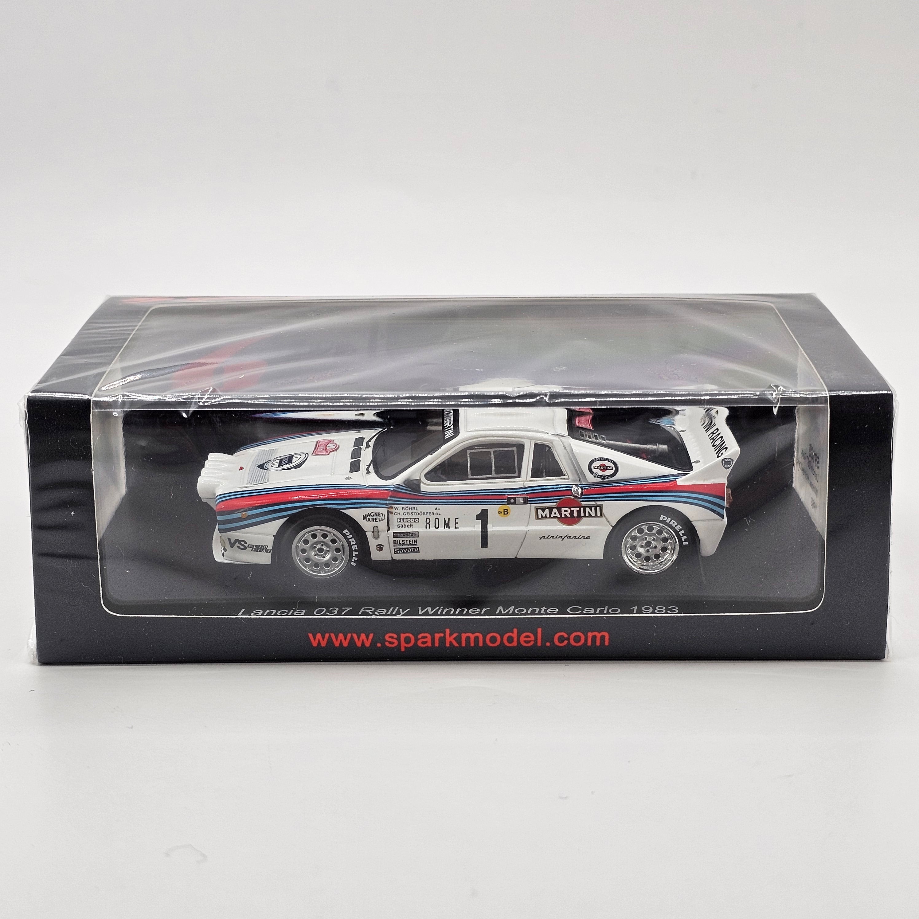 Spark Lancia 037 Rally #1 W.Röhrl Winner Monte Carlo Rally 1983 1/43 S
