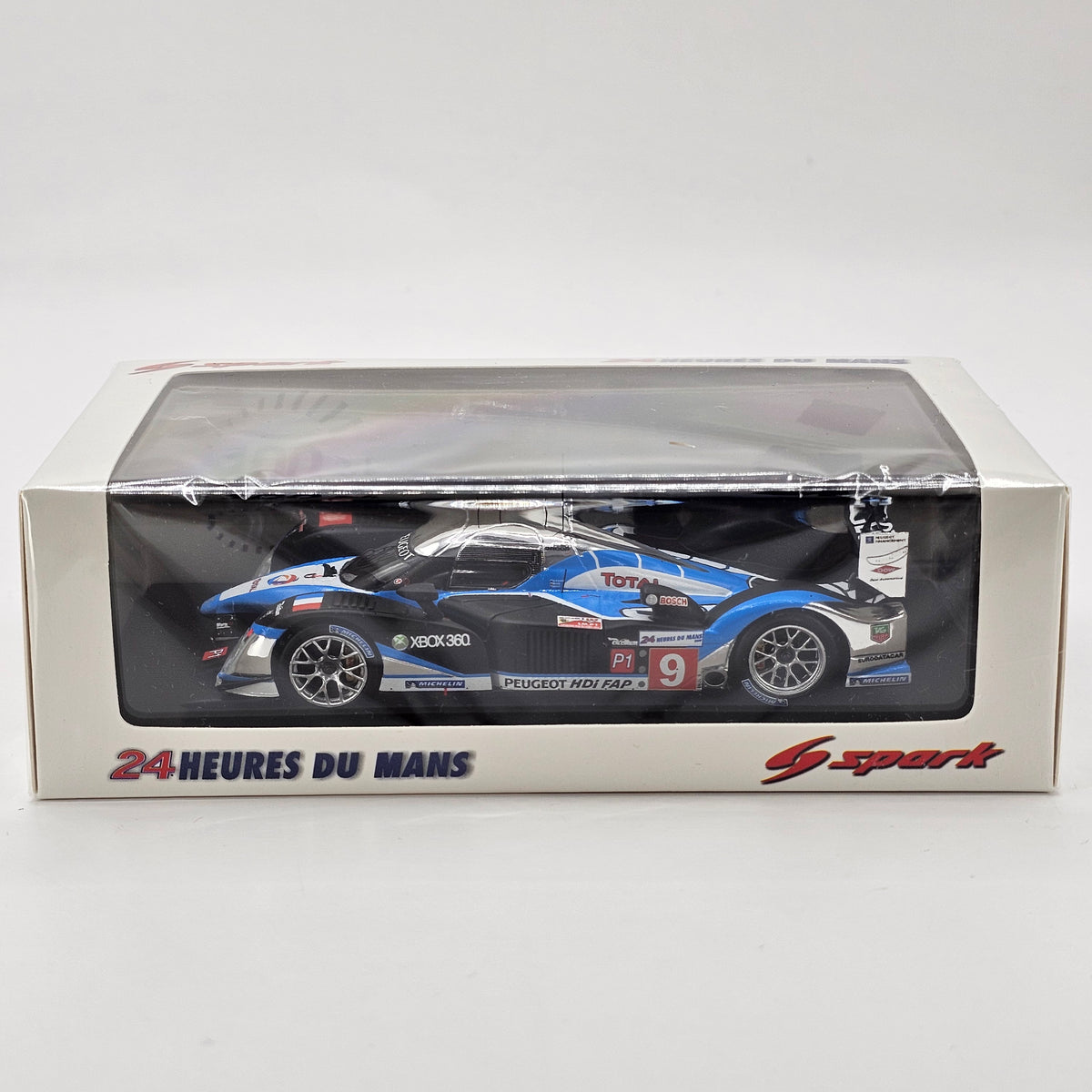 Spark Peugeot 908 HDI FAP #9 Peugeot Sport Total 24Hrs Le Mans 2009 Winner 1/43 Scale