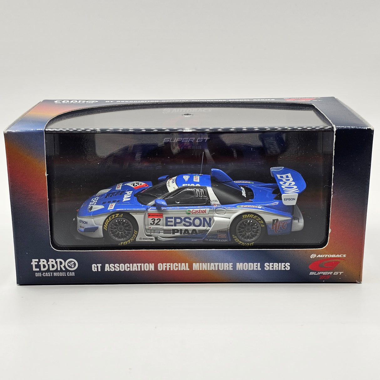 EBBRO Honda NSX #32 Epson Nakajima Racing Super GT GT500 2005 1/43 Scale