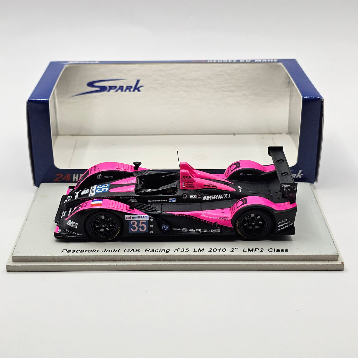 Spark Pescarolo 01 #35 OAK Racing 2nd LMP2 24Hrs Le Mans 2010 1/43 Scale