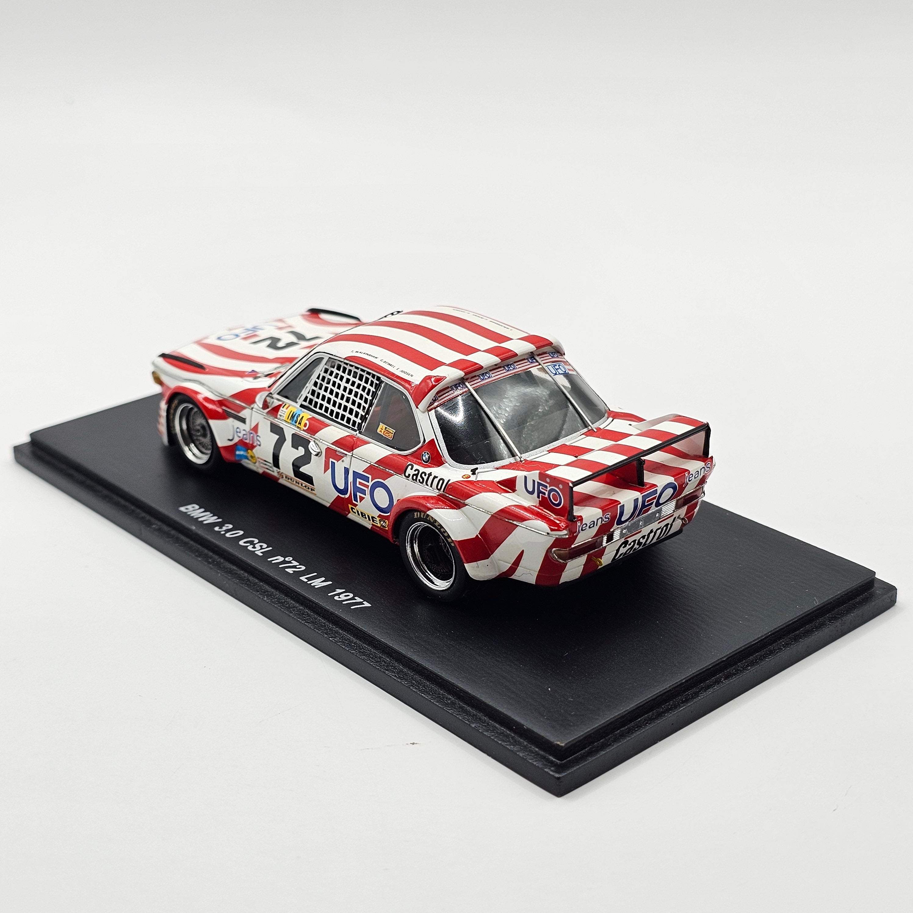Spark BMW 3.0 CSL #72 Luigi Racing 24Hrs Le Mans 1977 1/43 Scale S1574