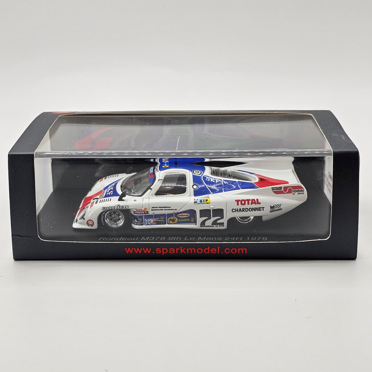 Spark Rondeau M378 #72 Jean Rondeau 24Hrs Le Mans 1978 1/43 Scale S8452