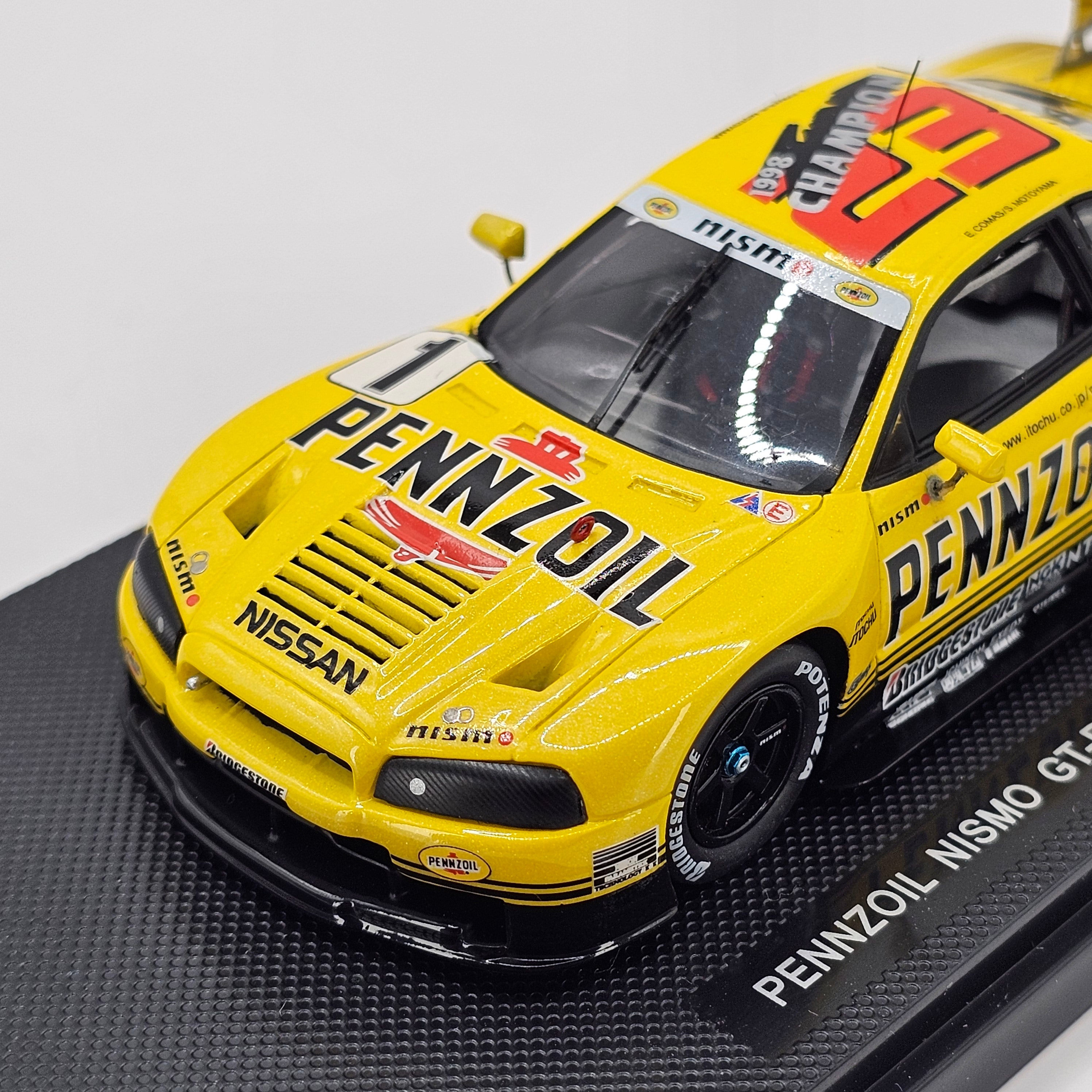 EBBRO P4 Nissan Skyline R34 GT-R #1 Pennzoil JGTC GT500 1999 Champions