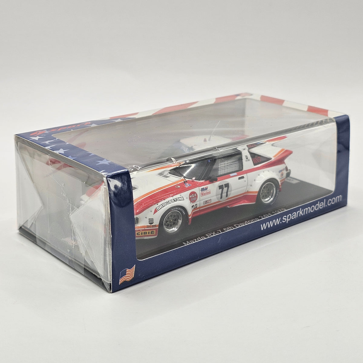 Spark Mazda RX-7 #77 Mazda Technical Center 24Hrs Daytona 1979 1/43 Scale
