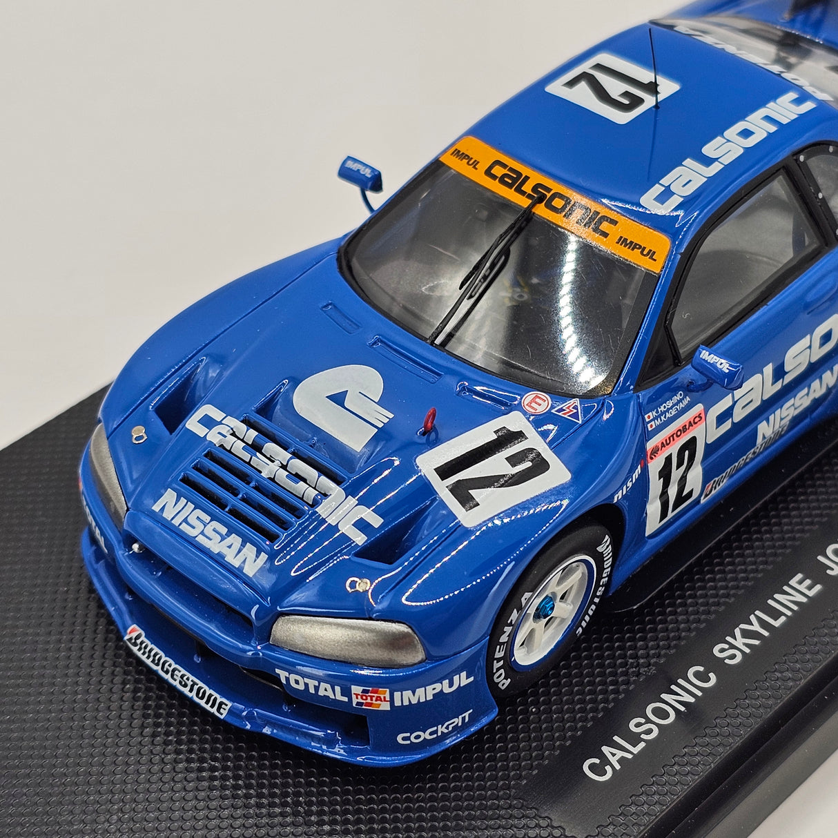 EBBRO P-4 Nissan Skyline R34 GT-R GT500 #12 Calsonic JGTC 1999 1/43 Scale