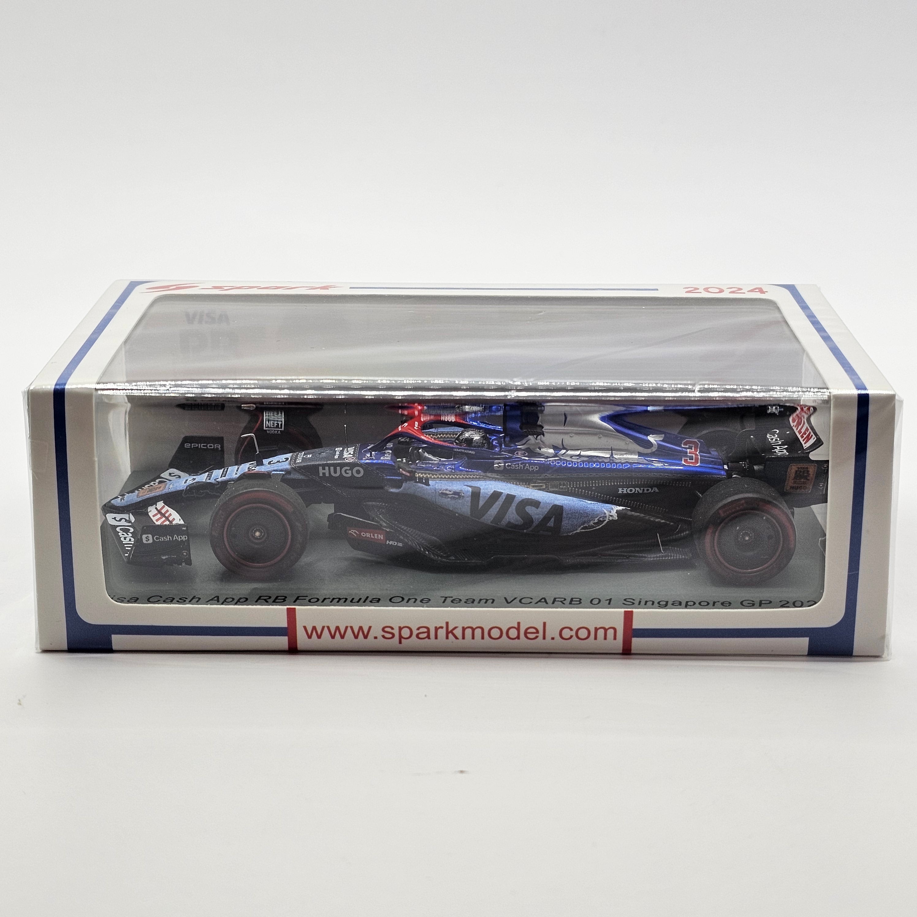 Spark Visa Cash App F1 Team VCARB 01 #3 Ricciardo Singapore F1 GP 2024