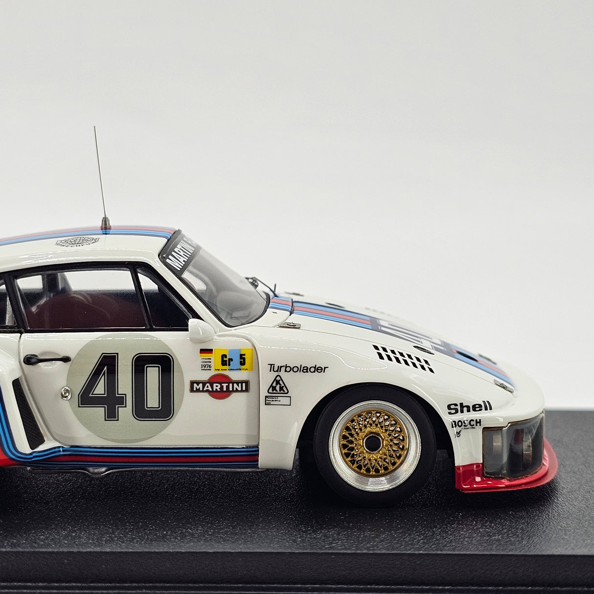Make Up Eidolon Porsche 935 Turbo #40 Martini Racing Porsche 24Hrs Le Mans 1976 1/43 Scale