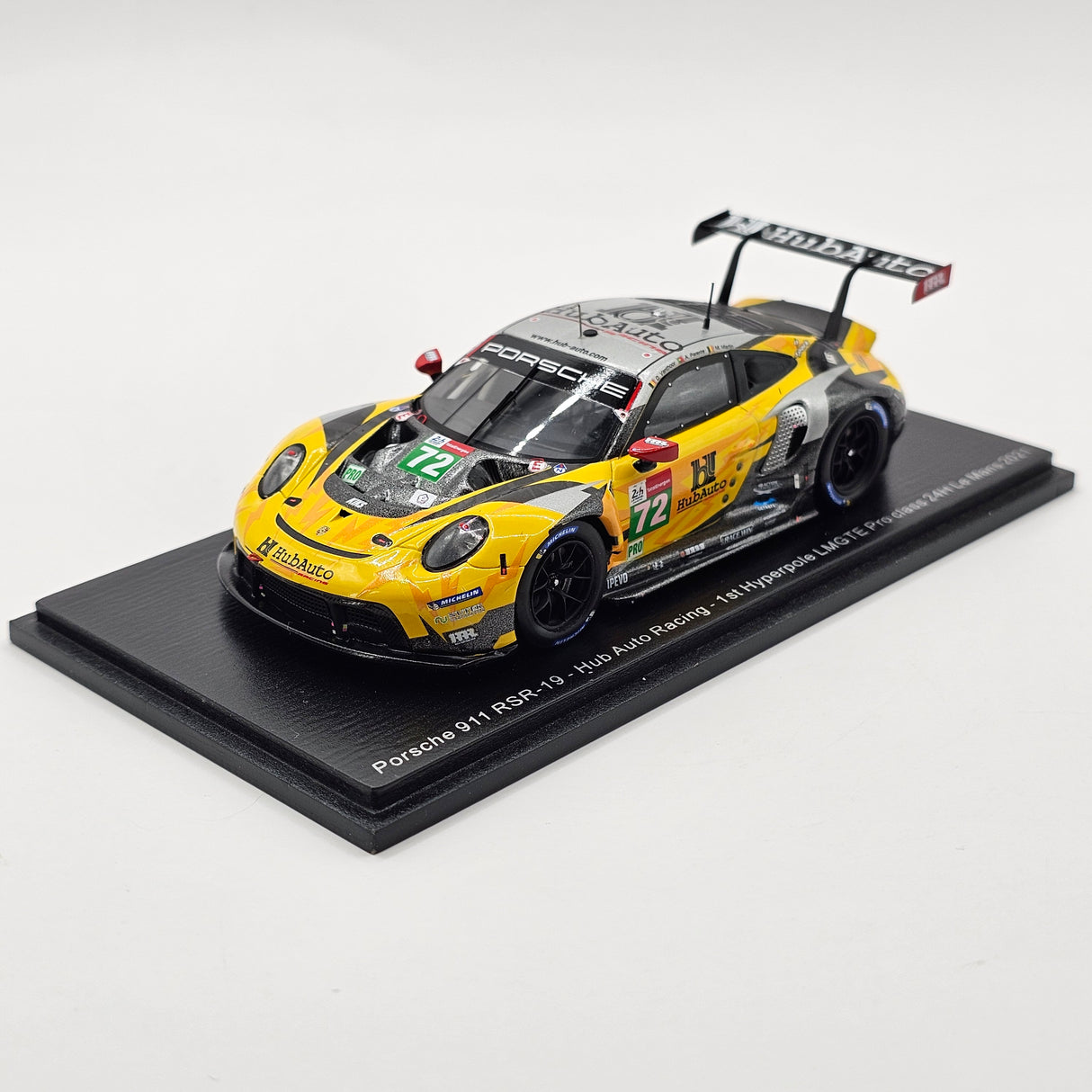 Spark Porsche 911 RSR-19 #72 HubAuto Racing 24Hrs Le Mans 2021 1/43 Scale S8261