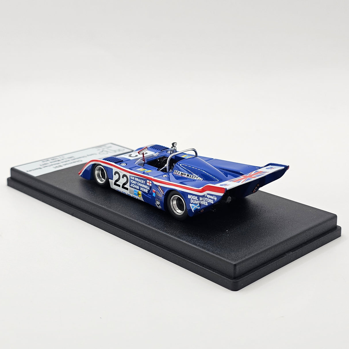 Trofeu DSN Chevron B31 #22 Team Lloyd's 24Hrs Le Mans 1977 1/43 Scale