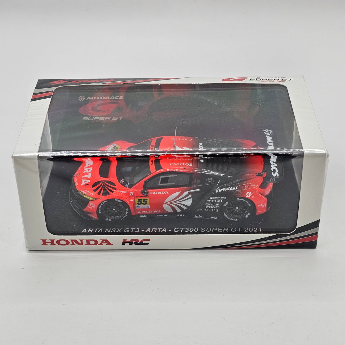 Spark Honda NSX GT3 Evo #55 ARTA Super GT GT300 2021 1/43 Scale