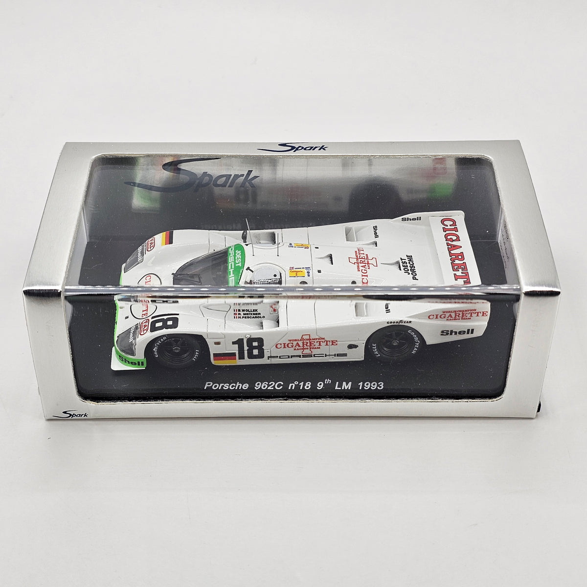 Spark Porsche 962C #18 Joest Porsche Racing 24Hrs Le Mans 1993 1/43 Scale