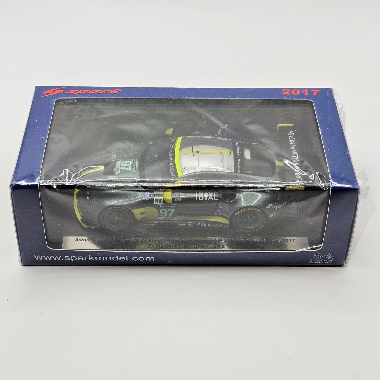 Spark Aston Martin Vantage #97 AMR LMGTE Pro Winner 24Hrs Le Mans 2017 1/43 Scale