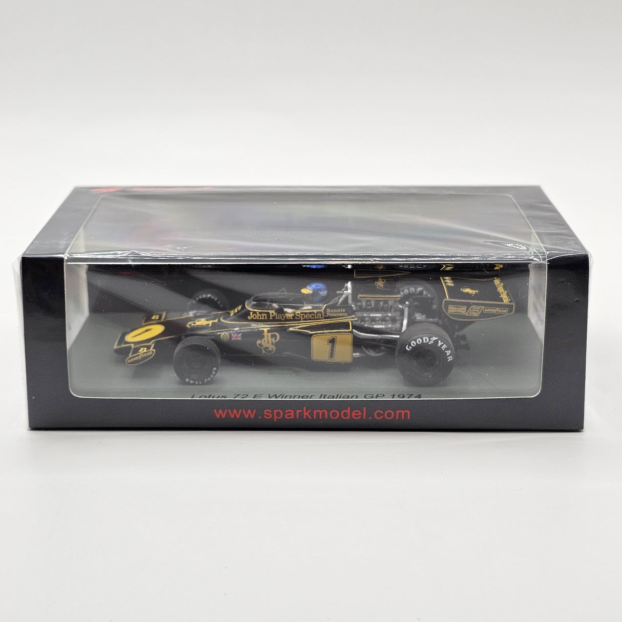 Spark Lotus 72 E #1 Ronnie Peterson Winner Italian GP 1974 1/43 Scale
