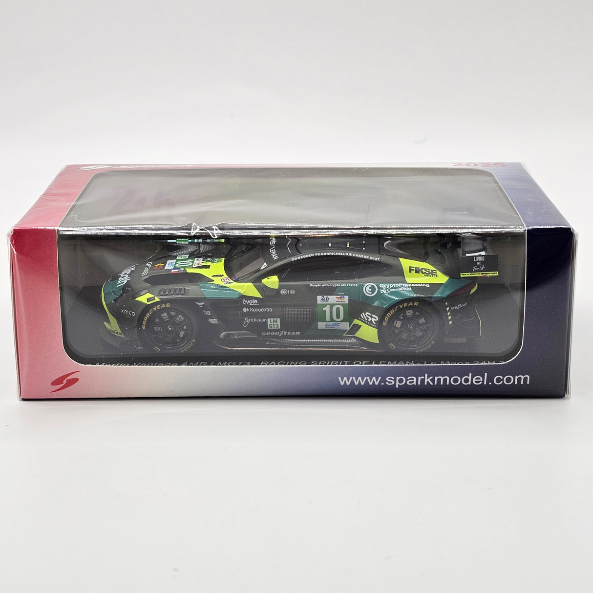 Spark Aston Martin Vantage AMR LMGT3 #10 Racing Spirit Of Lemans 24 Hours of Le Mans 2025 1/43 Scale S9289