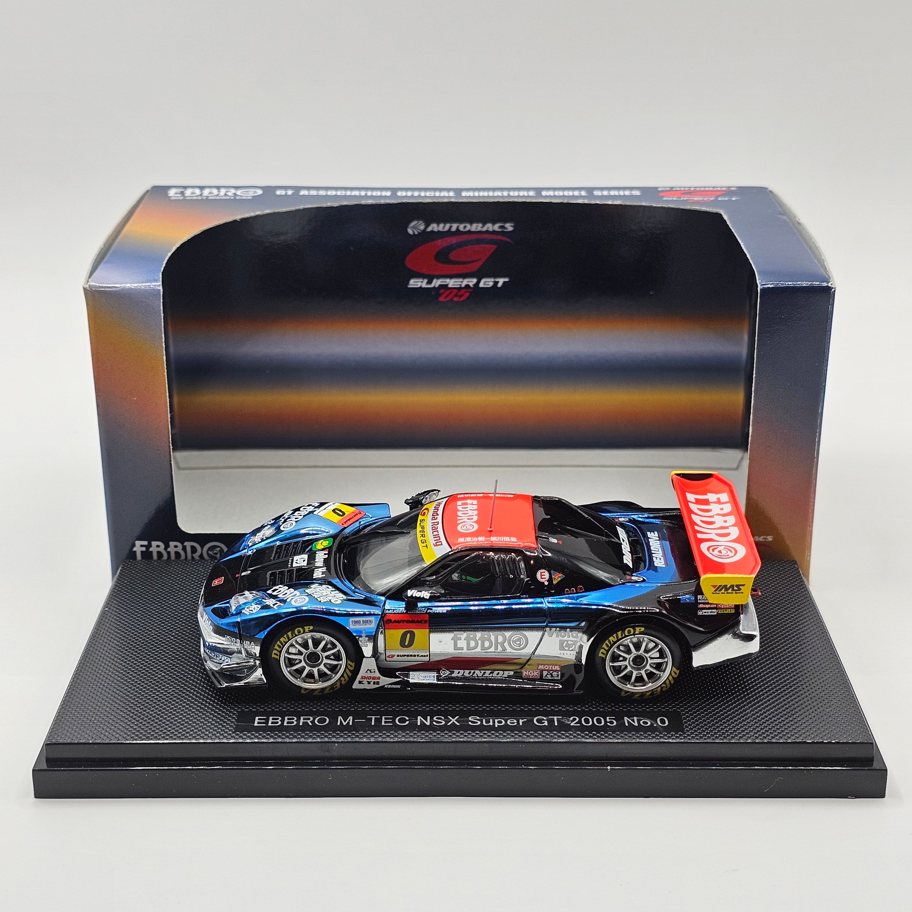 EBBRO Honda NSX #0 M-Tec Sport Super GT GT300 2005 1/43 Scale