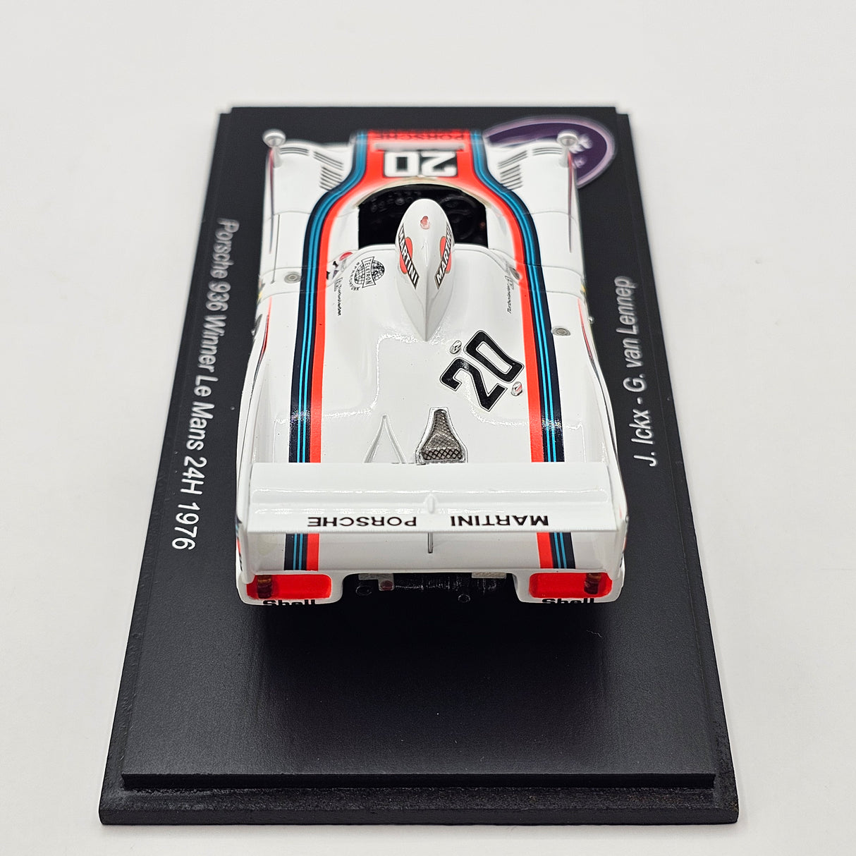 Spark Porsche 936 #20 Martini Racing Porsche System 24Hrs Le Mans Winner 1976 1/43 Scale