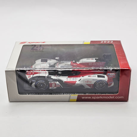 Spark Toyota GR010 Hybrid #8 Gazoo Racing Winner 24Hrs Le Mans 2022 1/43 Scale