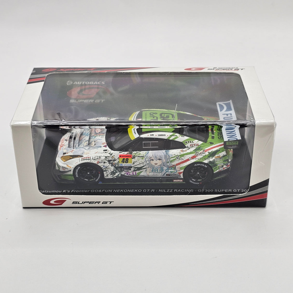 Spark Nissan GT-R Nismo GT3 GT300 #48 NILZZ Racing Super GT 2024 1/43 Scale