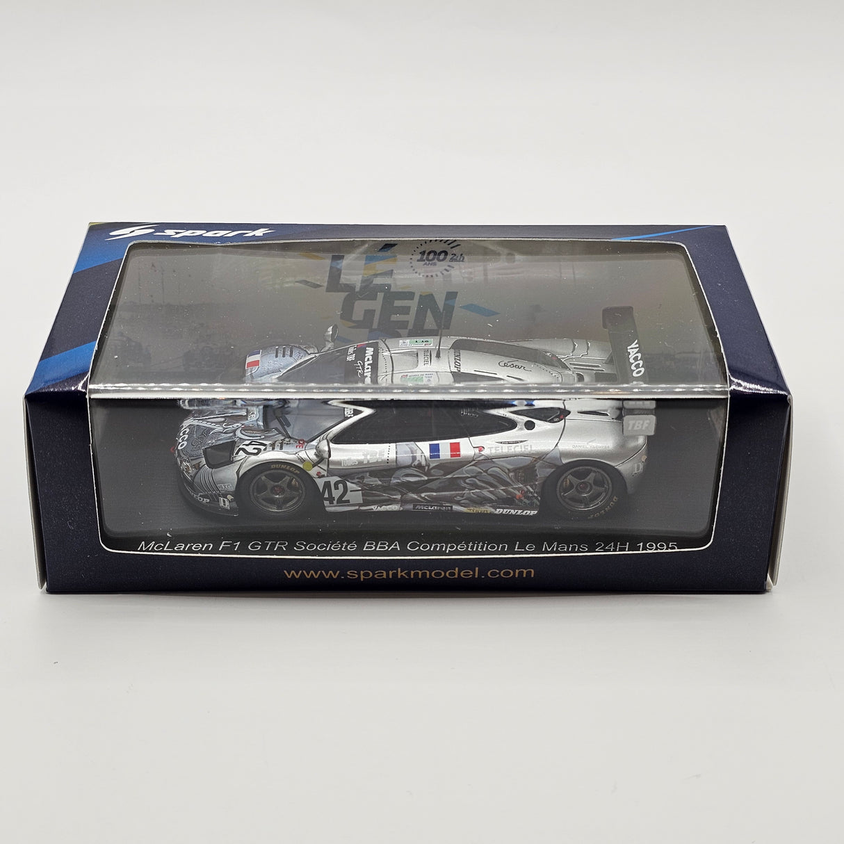Spark McLaren F1 GTR #42 BBA Compétition 24Hrs Le Mans 1995 1/43 Scale S6672