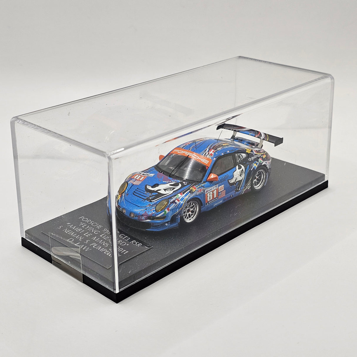 Spark Porsche 997 GT3-RSR #81 Flying Lizard 24Hrs Le Mans 2011 1/43 Scale S3423