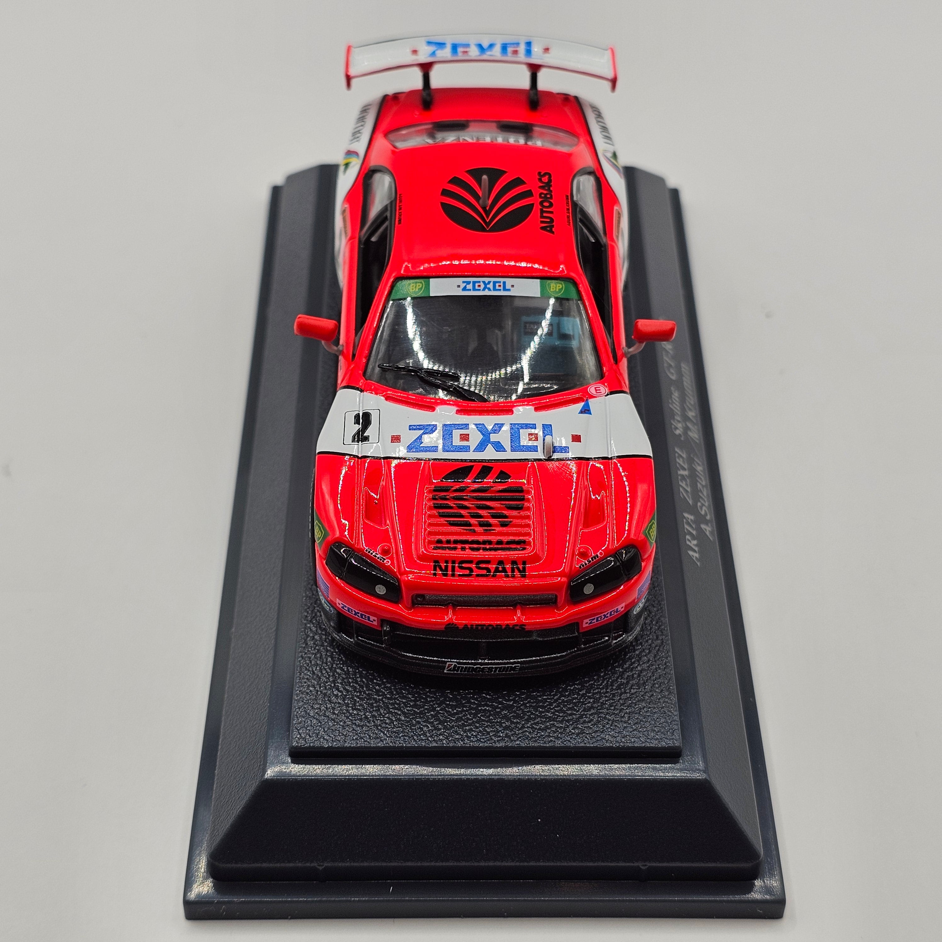 Nikko Spirit Nissan Skyline GT-R #2 ARTA Zexel JGTC GT500 1999 1/43 Sc