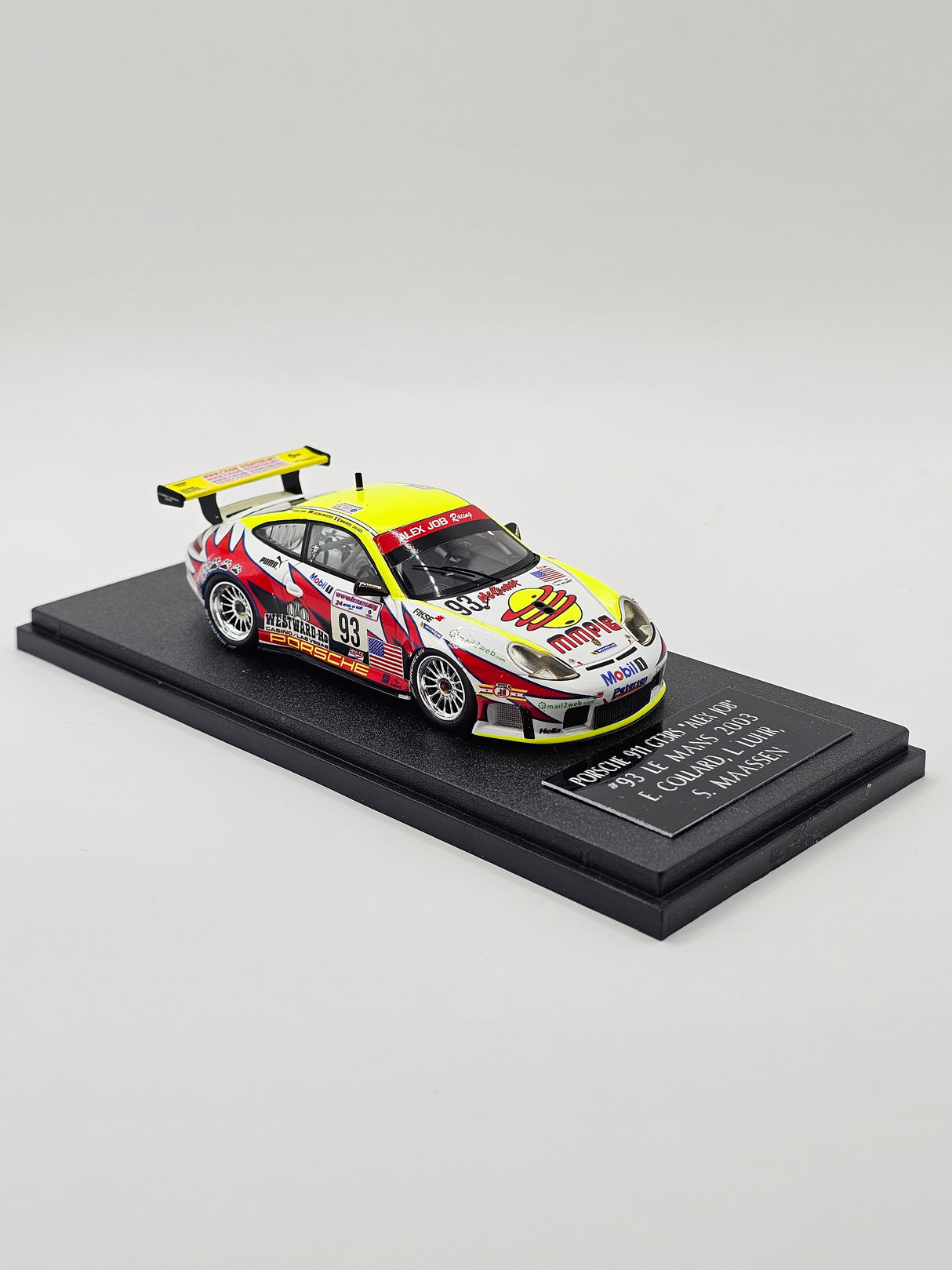 Spark Porsche 911 GT3-RS #93 Alex Job Racing 24Hrs Le Mans 2003 1/43 Scale S5527