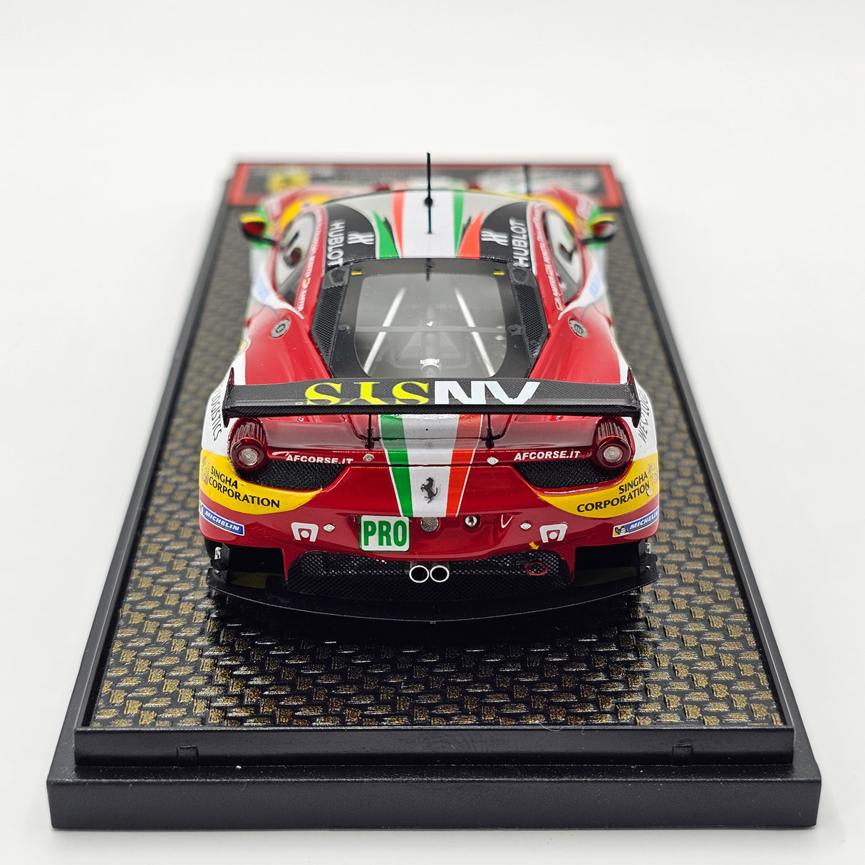 BBR Concept 43 Ferrari 458 Italia GT2 #71 AF Corse 24Hrs Le Mans 2014 1/43 Scale