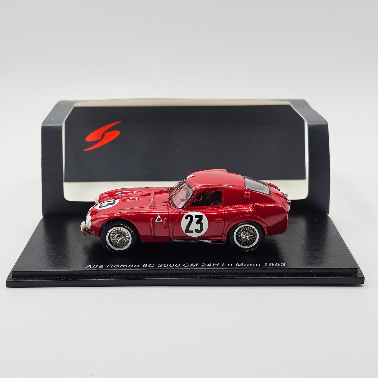 Spark Alfa Romeo 6C 3000 CM #23 SpA Alfa Romeo 24Hrs Le Mans 1953 1/43 Scale