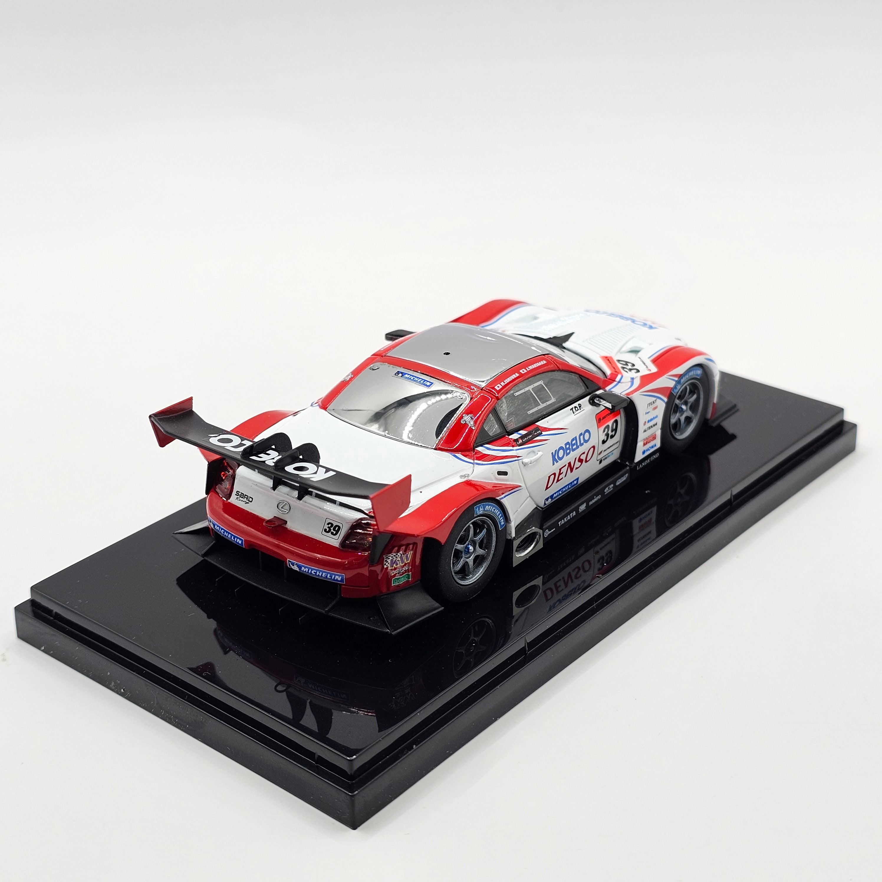 ミニカー EBBRO SUPER GT 2012 DENSO KOBELCO SC430 EBBRO Lexus SC430 #39 Lexus Team DENSO Kobelco Super GT GT500 2012 1/4