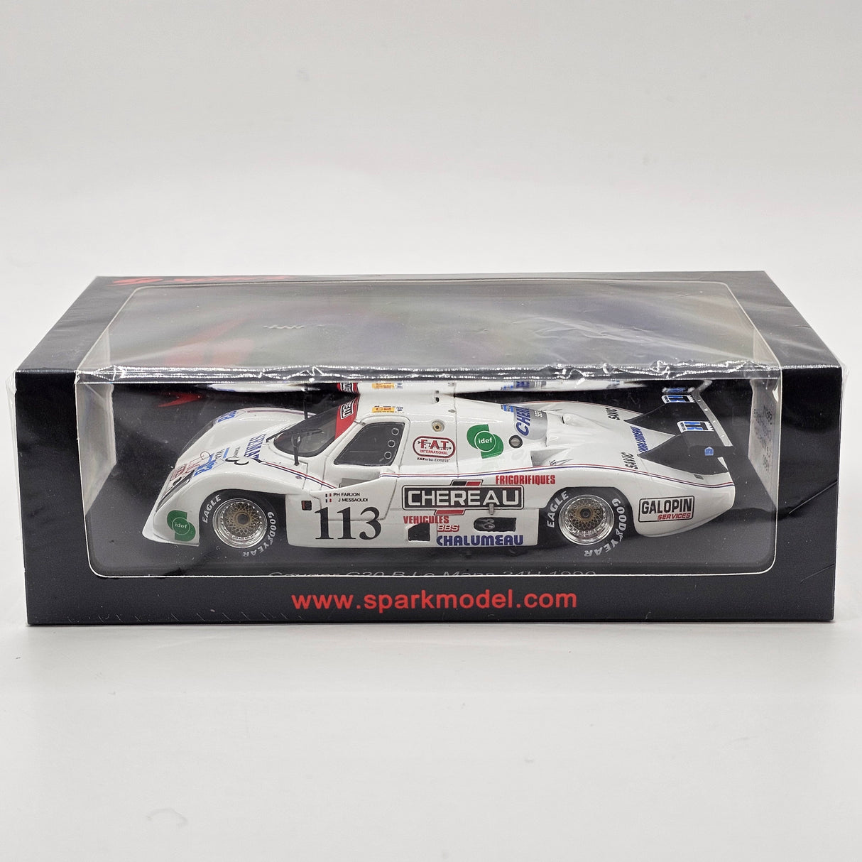Spark Cougar C20B #113 Etablissements Chéreau 24Hrs Le Mans 1990 1/43 Scale S9511